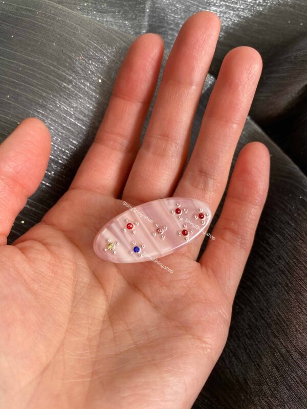 c01 Pink Oval Sparkle