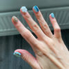 n22 Blue Brown Flower