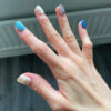 n10 Blue White Flower