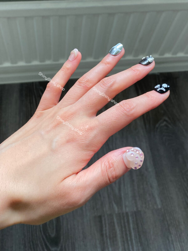 n27 Silver Pink Black
