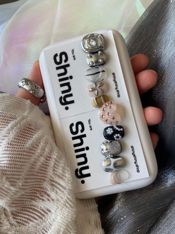n27 Silver Pink Black