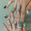 n07 Blue Silver Stones