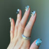 n07 Blue Silver Stones