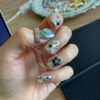 n07 Blue Silver Stones