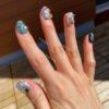 n07 Blue Silver Stones
