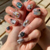 n07 Blue Silver Stones